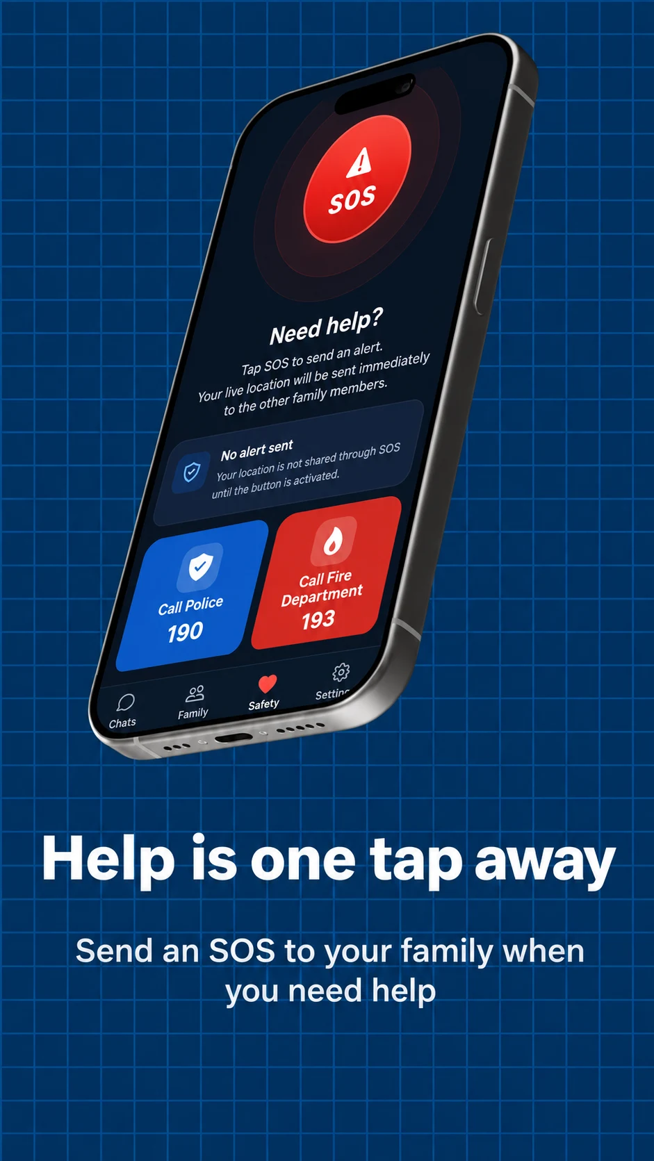 Help is one tap away